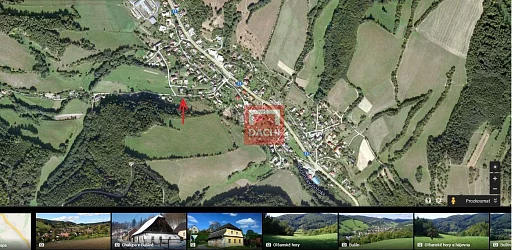 Prodej stavebního pozemku o celkové velikosti 3553 m2 v obci Bušín, okr.Šumperk