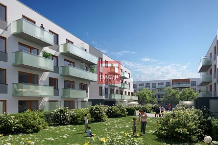Prodej novostavby bytu B. 305 – 1+kk 37,60m² s balkonem 4,60m², Olomouc, Byty Na Šibeníku II.etapa